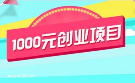 1000元创业项目：2019年1000元创业投资做什么好