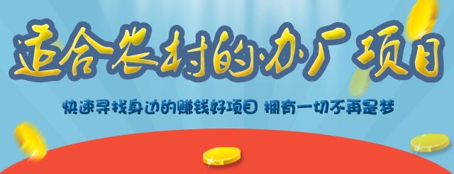 适合农村的办厂项目:推荐一下适合农村办创业项目