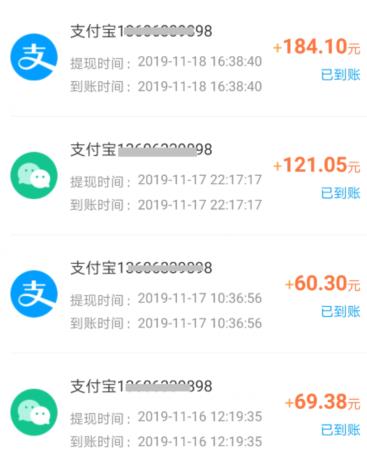 王百万一天赚180多元