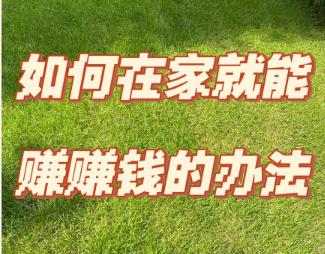 哪些副业适合在家不出门就可以干的？适合在家不出门赚钱的方法推荐配图